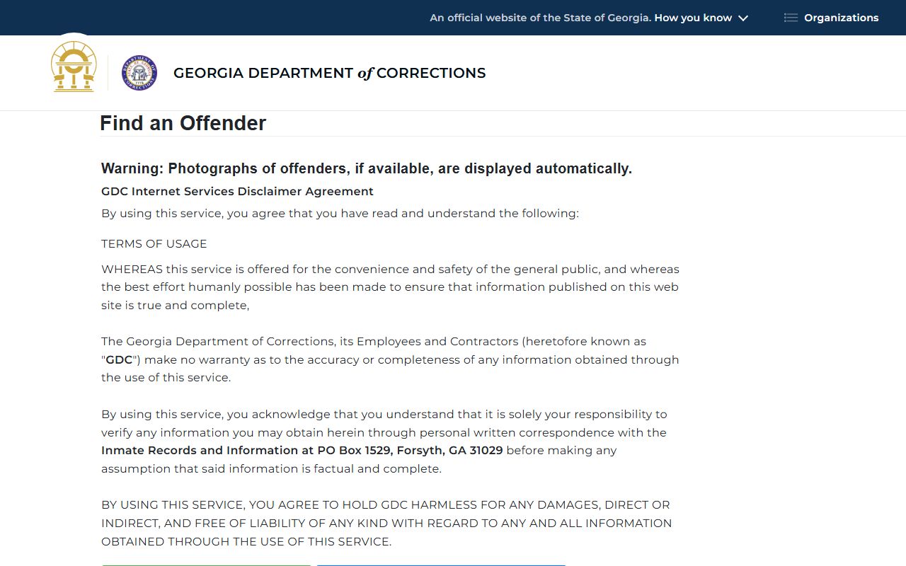McIntosh County arrest records and court charges Georgia offender query source