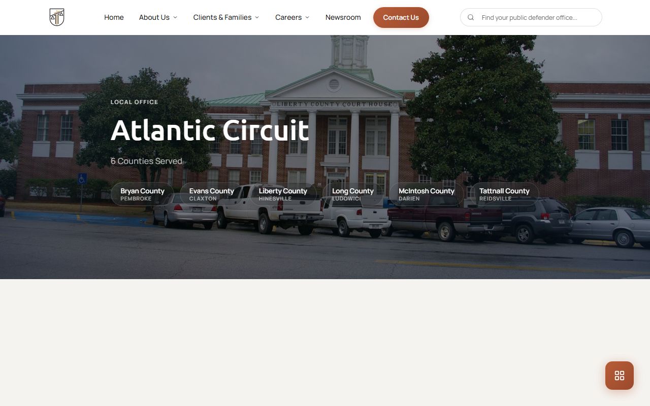 McIntosh County criminal court records Georgia Public Defender Council Atlantic Circuit
