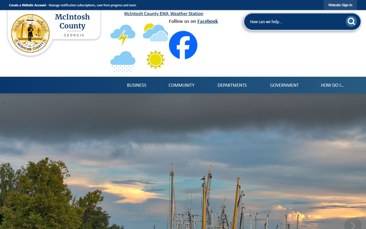 McIntosh County court records official county homepage